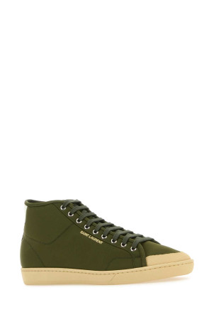 Оливковые нейлоновые кроссовки Court Classic SL/39 SAINT LAURENT (775857AABPQ) Оливковые нейлоновые кроссовки Court Classic SL/39 SAINT LAURENT (775857AABPQ)
