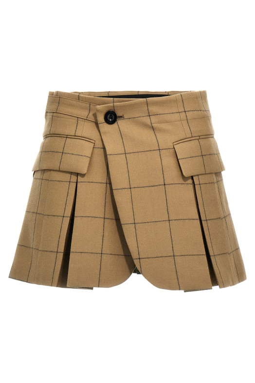 'Windowpane' skort Beige 'Windowpane' skort Beige