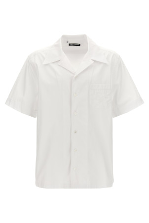 Logo embroidery shirt White Logo embroidery shirt White