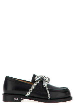 Мокасины «Crystal Studs» Черный (FW24S084130CLFB17) Мокасины «Crystal Studs» Черный (FW24S084130CLFB17)