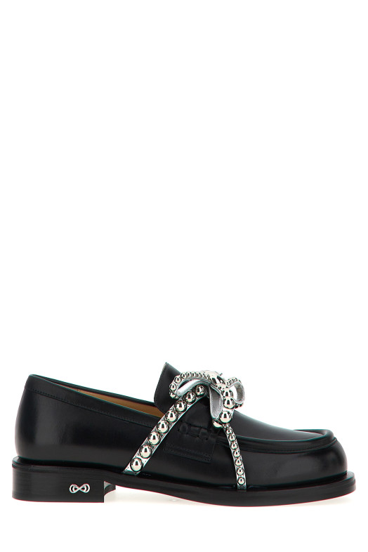 Мокасини «Crystal Studs» Чорні (FW24S084130CLFB17) Мокасини «Crystal Studs» Чорні (FW24S084130CLFB17)