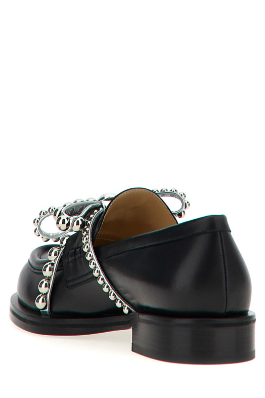 Мокасини «Crystal Studs» Чорні (FW24S084130CLFB17) Мокасини «Crystal Studs» Чорні (FW24S084130CLFB17)
