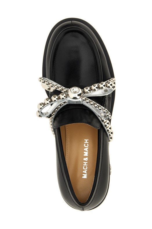 Мокасини «Crystal Studs» Чорні (FW24S084130CLFB17) Мокасини «Crystal Studs» Чорні (FW24S084130CLFB17)