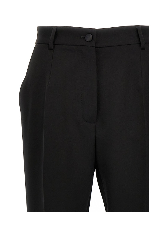 Штани-смокінг Чорні DOLCE & GABBANA (FTAM0TFU21EN0000) DOLCE & GABBANA Штани-смокінг Чорні DOLCE & GABBANA (FTAM0TFU21EN0000) DOLCE & GABBANA