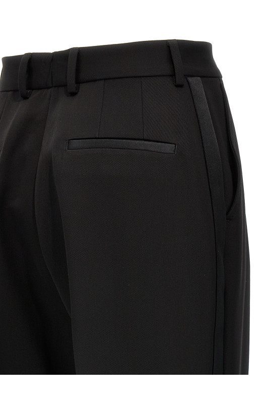 Штани-смокінг Чорні DOLCE & GABBANA (FTAM0TFU21EN0000) DOLCE & GABBANA Штани-смокінг Чорні DOLCE & GABBANA (FTAM0TFU21EN0000) DOLCE & GABBANA
