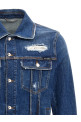 Джинсова куртка з ефектом використання Синій DOLCE & GABBANA G9VZ8DG8LN5S9001 Джинсова куртка з ефектом використання Синій DOLCE & GABBANA G9VZ8DG8LN5S9001