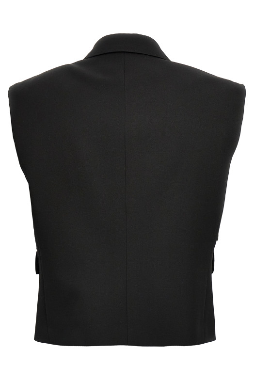 Жилет-смокінг Чорний DOLCE & GABBANA (F29FTTFU21EN0000) DOLCE & GABBANA Жилет-смокінг Чорний DOLCE & GABBANA (F29FTTFU21EN0000) DOLCE & GABBANA