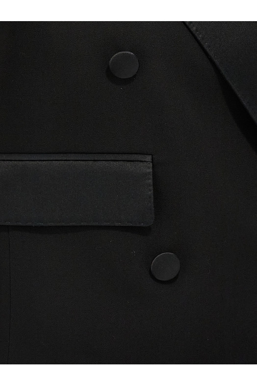 Жилет-смокінг Чорний DOLCE & GABBANA (F29FTTFU21EN0000) DOLCE & GABBANA Жилет-смокінг Чорний DOLCE & GABBANA (F29FTTFU21EN0000) DOLCE & GABBANA