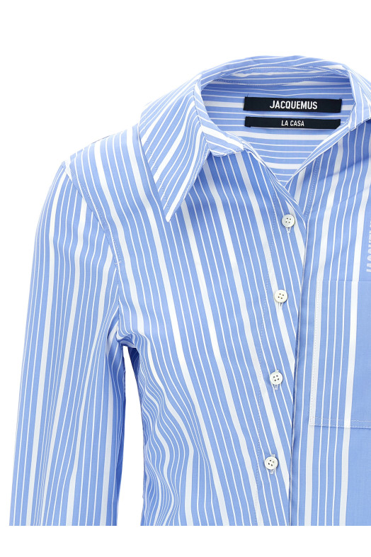 Рубашка «La chemise Pablo» СИНЯЯ (24E243SH06216913EV) Рубашка «La chemise Pablo» СИНЯЯ (24E243SH06216913EV)