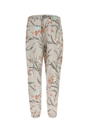 Брюки из атласа с принтом SAINT LAURENT (782907Y2I12) Брюки из атласа с принтом SAINT LAURENT (782907Y2I12)