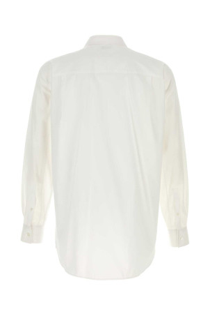 Белая рубашка из поплина ALEXANDER MCQUEEN (805524QNAAX) Белая рубашка из поплина ALEXANDER MCQUEEN (805524QNAAX)
