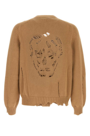 Biscuit cotton cardigan ALEXANDER MCQUEEN (807273Q1BA7) Biscuit cotton cardigan ALEXANDER MCQUEEN (807273Q1BA7)