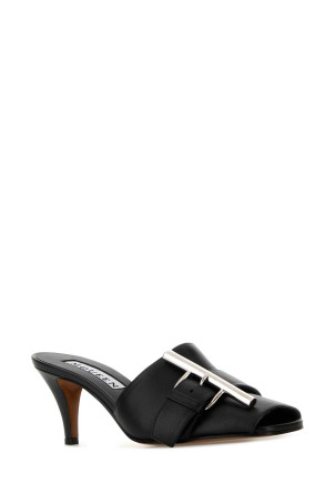 Чорні шкіряні мюлі Black ALEXANDER MCQUEEN (808167WHABS) Чорні шкіряні мюлі Black ALEXANDER MCQUEEN (808167WHABS)