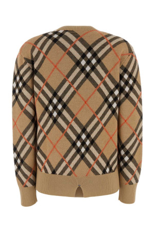 Embroidered stretch wool blend sweater BURBERRY (8093486) Embroidered stretch wool blend sweater BURBERRY (8093486)
