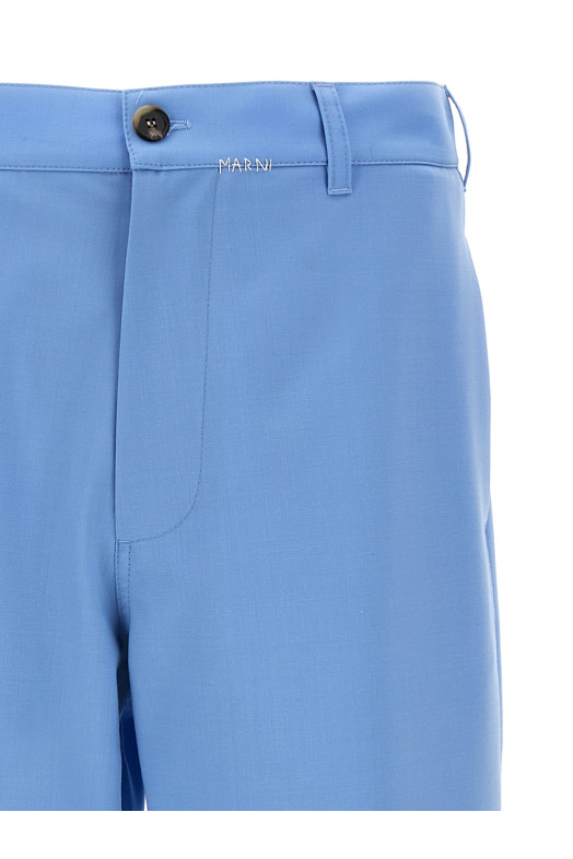 Logo embroidery pants BLUE Logo embroidery pants BLUE