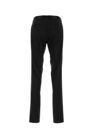 Black stretch wool blend pant Black DOLCE & GABBANA (GYA5MTGI726) Black stretch wool blend pant Black DOLCE & GABBANA (GYA5MTGI726)