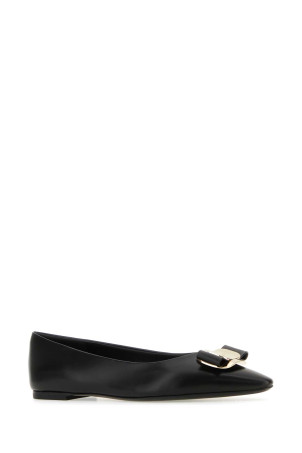 Черные кожаные балетки Zea Черные SALVATORE FERRAGAMO (01H5857686941C) Черные кожаные балетки Zea Черные SALVATORE FERRAGAMO (01H5857686941C)