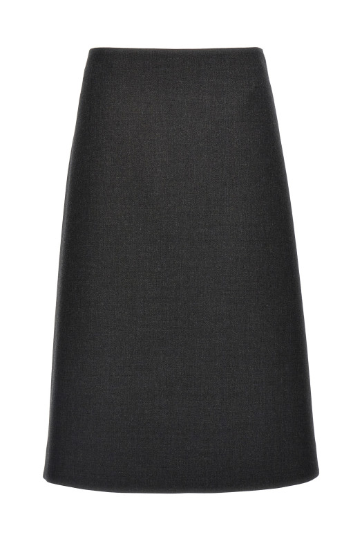 Спідниця JIL SANDER '70' сірого кольору (J01MA0148J40203012) Спідниця JIL SANDER '70' сірого кольору (J01MA0148J40203012)