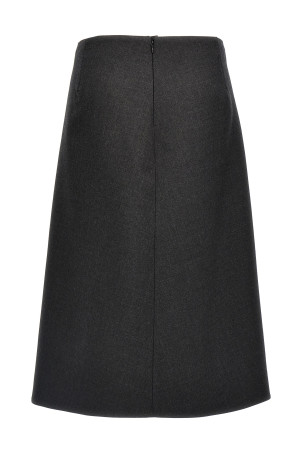 Спідниця JIL SANDER '70' сірого кольору (J01MA0148J40203012) Спідниця JIL SANDER '70' сірого кольору (J01MA0148J40203012)