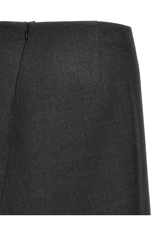 Спідниця JIL SANDER '70' сірого кольору (J01MA0148J40203012) Спідниця JIL SANDER '70' сірого кольору (J01MA0148J40203012)