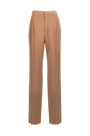 Crepe silk pants Beige Crepe silk pants Beige