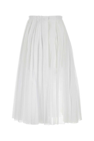 Белая юбка из органзы Белая JIL SANDER (J01MA0144J45014) Белая юбка из органзы Белая JIL SANDER (J01MA0144J45014)