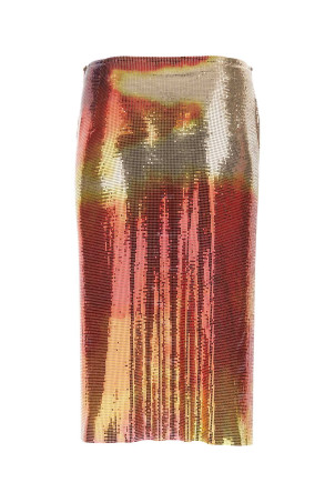 Multicolor chain mail skirt PACO RABANNE (23PIJU358MH0158) Multicolor chain mail skirt PACO RABANNE (23PIJU358MH0158)