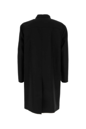 Черное шерстяное пальто Black GUCCI (787235ZAQ97) Черное шерстяное пальто Black GUCCI (787235ZAQ97)