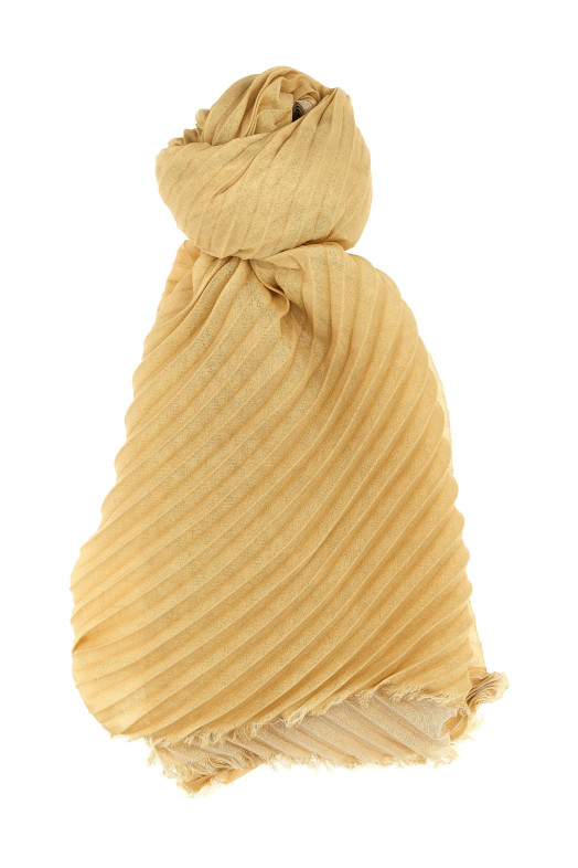 'Double Pleats' stole Silver 'Double Pleats' stole Silver