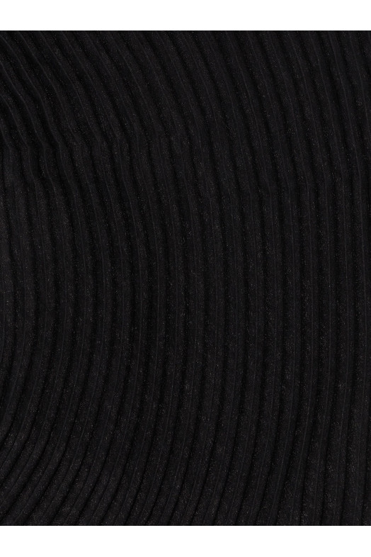 'Double Pleats' stole Black 'Double Pleats' stole Black