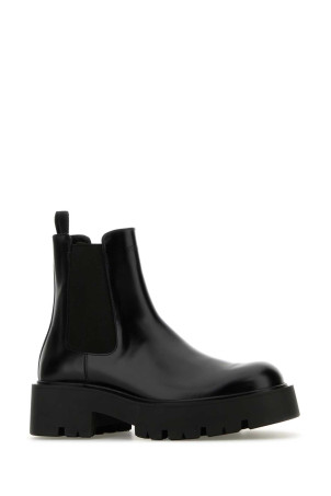 Черные кожаные ботильоны Black PRADA (2TG234FG000B4L) Черные кожаные ботильоны Black PRADA (2TG234FG000B4L)