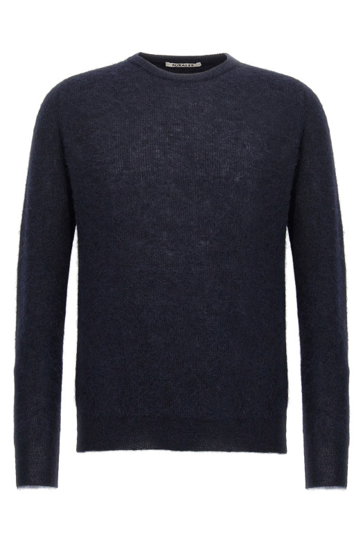 Дитячий светр з альпаки Синій A24AP02AKNAVY Дитячий светр з альпаки Синій A24AP02AKNAVY