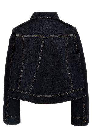 Джинсова укорочена куртка Синя VICTORIA BECKHAM (1424DJK005897CDARKINDIGORINSE) Джинсова укорочена куртка Синя VICTORIA BECKHAM (1424DJK005897CDARKINDIGORINSE)