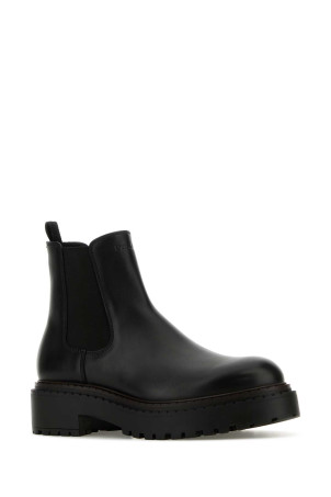 Черные кожаные ботильоны Black PRADA (2TE199FG000070) Черные кожаные ботильоны Black PRADA (2TE199FG000070)
