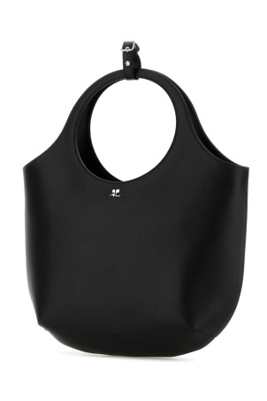 Чорна шкіряна середня сумочка Holy COURREGES (324GSA116CR0065) Чорна шкіряна середня сумочка Holy COURREGES (324GSA116CR0065)