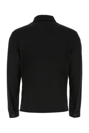 Black wool and cashmere shirt Black PRADA (SC551S2121Y5S) Black wool and cashmere shirt Black PRADA (SC551S2121Y5S)