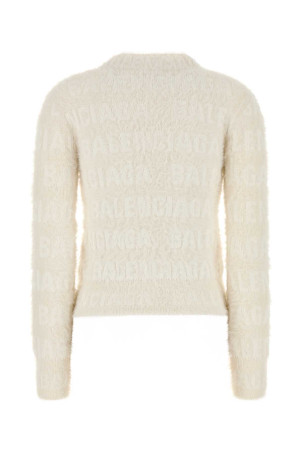 Свитер из смешанной шерсти цвета слоновой кости BALENCIAGA (769027T6230) Свитер из смешанной шерсти цвета слоновой кости BALENCIAGA (769027T6230)