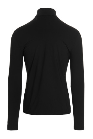 Logo lycra sweater Black