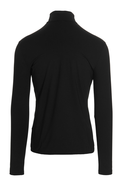 Logo lycra sweater Black