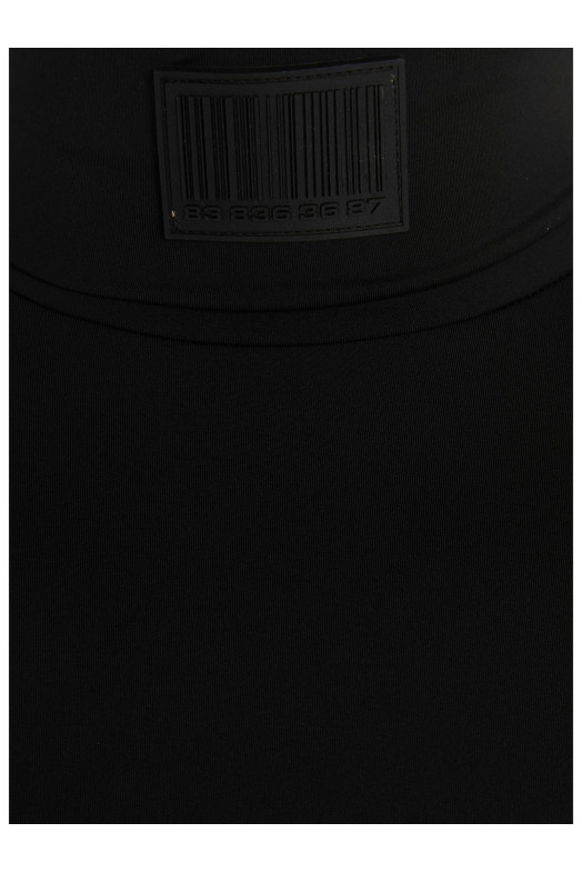 Logo lycra sweater Black