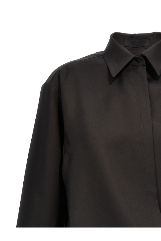 Сорочка Valentino з легкої вовни в стилі техно, чорна VALENTINO GARAVANI (5B0AB6T58Y10NO) Сорочка Valentino з легкої вовни в стилі техно, чорна VALENTINO GARAVANI (5B0AB6T58Y10NO)