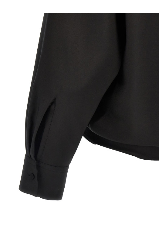 Сорочка Valentino з легкої вовни в стилі техно, чорна VALENTINO GARAVANI (5B0AB6T58Y10NO) Сорочка Valentino з легкої вовни в стилі техно, чорна VALENTINO GARAVANI (5B0AB6T58Y10NO)