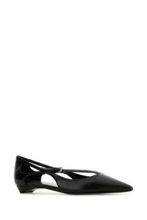 Черные кожаные балетки Black PRADA (1F733NF015055) Черные кожаные балетки Black PRADA (1F733NF015055)