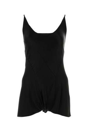 Black satin jumpsuit MAISON MARGIELA (S51FP0110S49465)