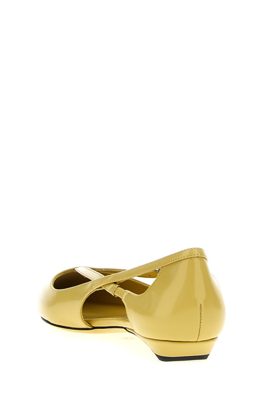 Логотип шкіряні балетки Жовтий PRADA (1F733NF015055F0901) Логотип шкіряні балетки Жовтий PRADA (1F733NF015055F0901)