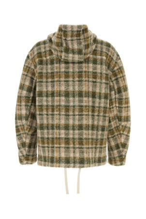 Вышитая шерстяная куртка-жакет оверсайз ISABEL MARANT (MA0069HDB3D04H) Вышитая шерстяная куртка-жакет оверсайз ISABEL MARANT (MA0069HDB3D04H)