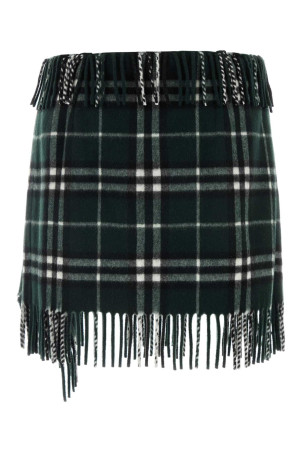 Embroidered wool blend mini skirt BURBERRY (8099714) Embroidered wool blend mini skirt BURBERRY (8099714)