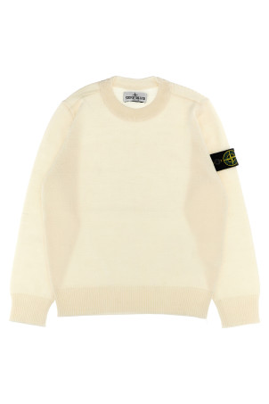 Светр з логотипом Білий STONE ISLAND JUNIOR (8116509C4V0099) Светр з логотипом Білий STONE ISLAND JUNIOR (8116509C4V0099)