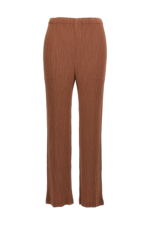 Штани «Hatching Pleats» коричневі (IM48FF12148)