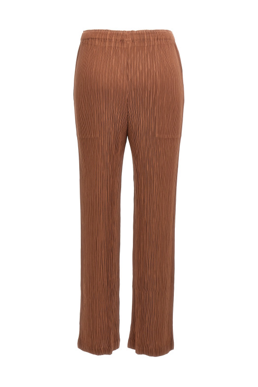 Штани «Hatching Pleats» коричневі (IM48FF12148)